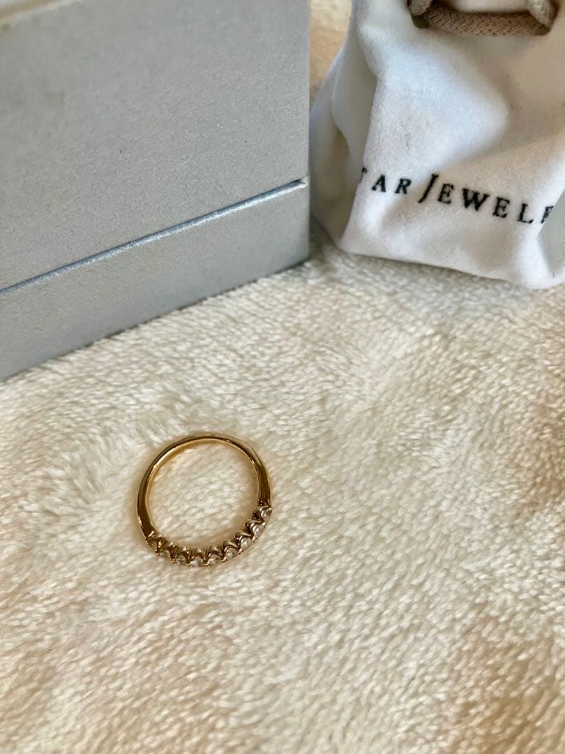 美品　STAR JEWELRY K10ゴールド ピンキーリング