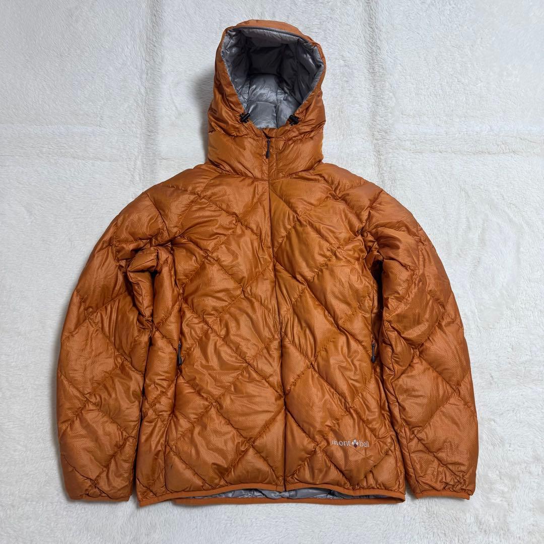 美品モンベル800FPライトアルパインダウンパーカM橙ダイヤキルティング モンベル ｜ オンラインストア ｜ US アルパインダウン パーカ Men's