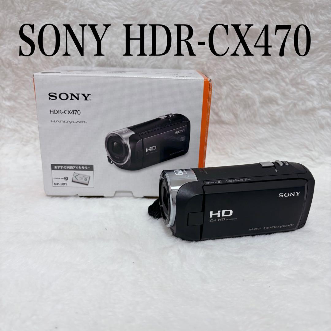 【極美品】SONY HDR-CX470 ビデオカメラ 本体
