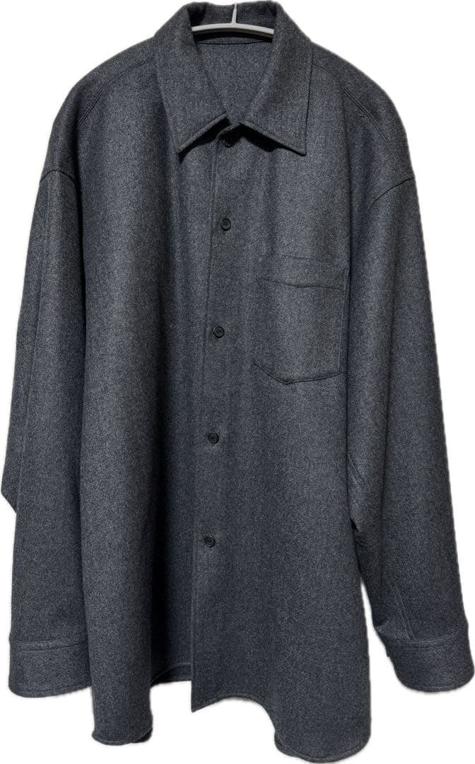 (最終価格)コルニエ　ウールシャツ　シャツジャケット