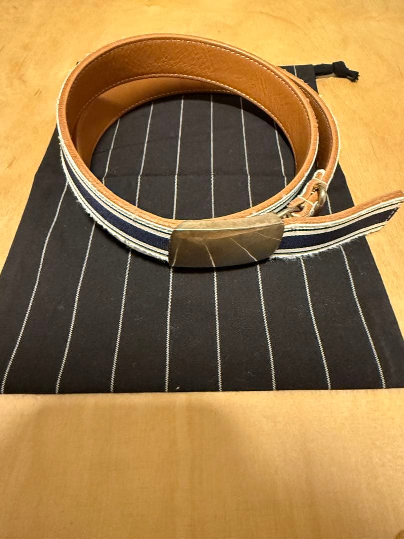 P.J & Co. ベルト　size85 P.J&Co. / ピージェーアンドコー】1917 ADJUSTER BUCKLE BELT（ベルト