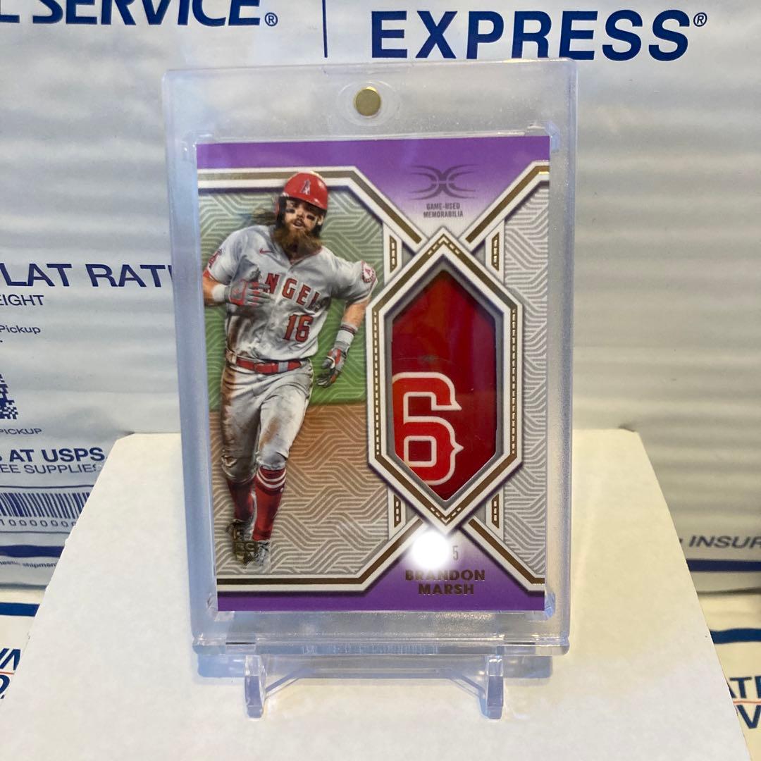 BRANDON MARSH 5枚限 DEFINITIVE エンゼルス ヘルメット