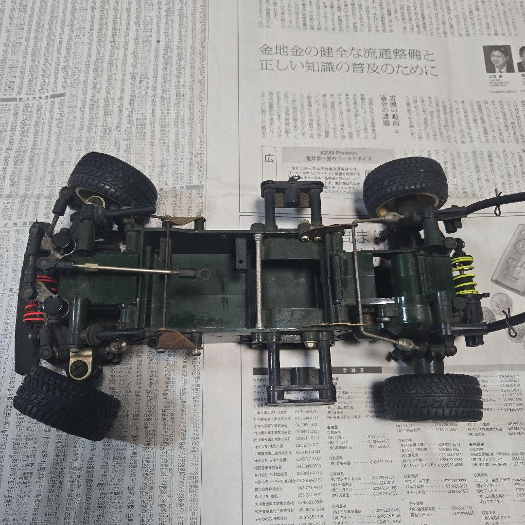 ジャンク長期保管品　タミヤ製　初代Mシャーシ　中古　メカ無し