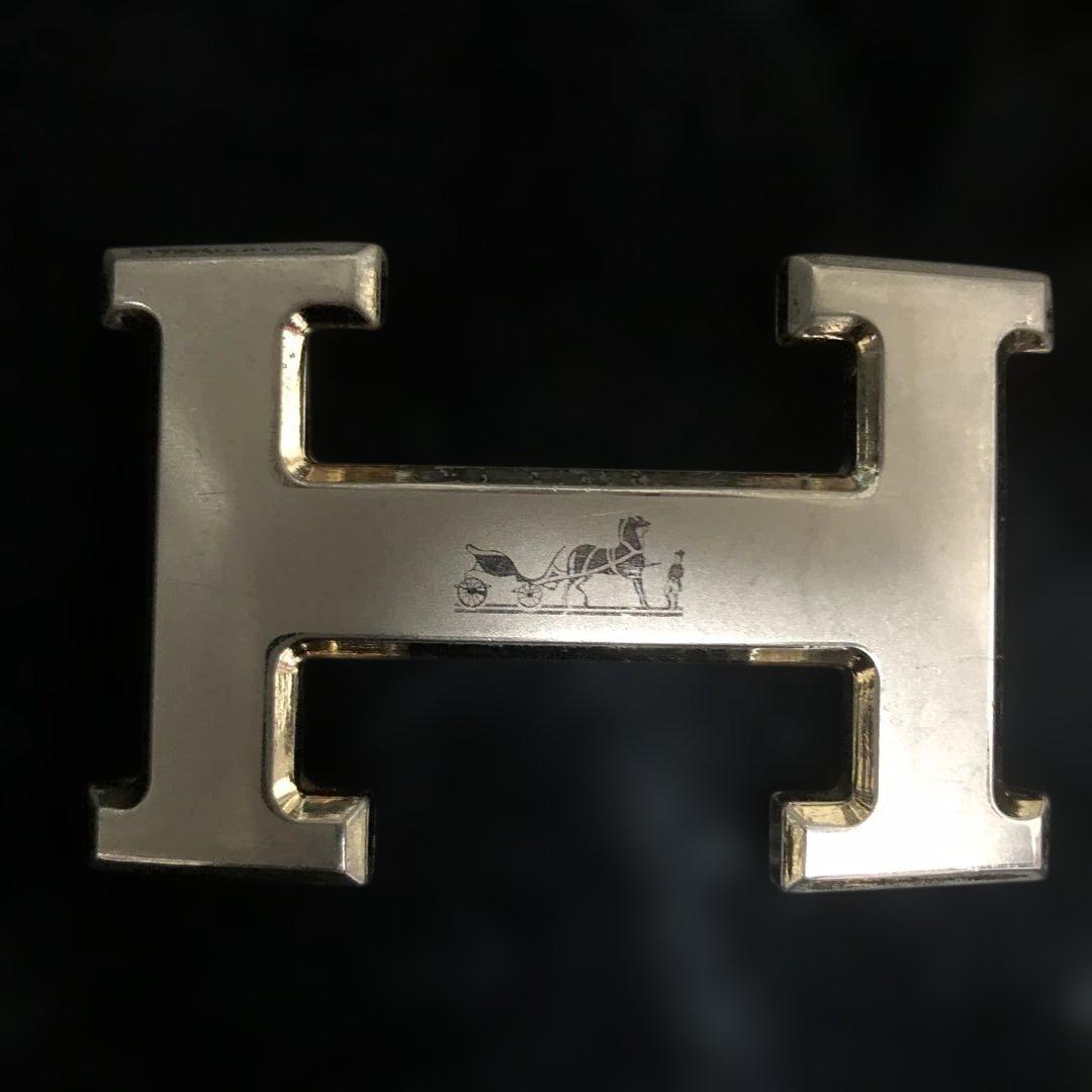 ひ*ろ様 HERMESエルメスベルトバックル Amazon | [エルメス] ベルトバックル 《H》 & リバーシブルベルト 32