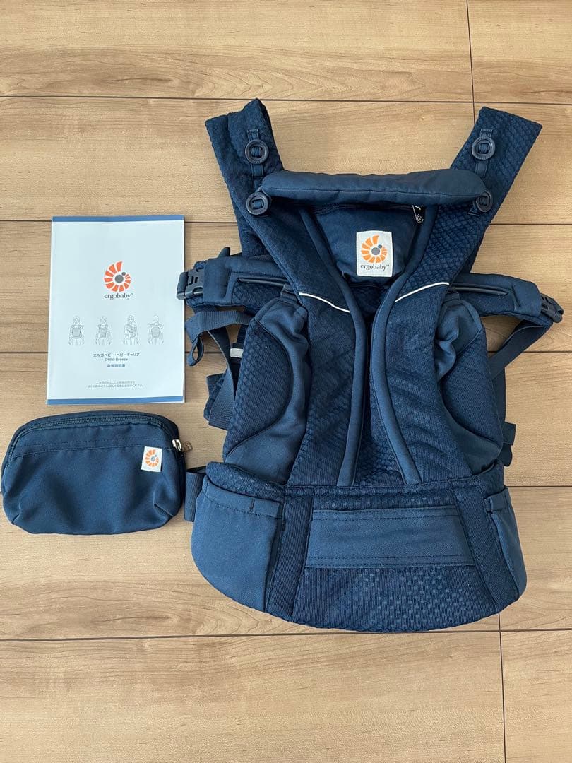 エルゴ ergobaby OMNI breeze 抱っこ紐 ネイビー ergobaby（エルゴベビー） 公式 オムニ ブリーズ 抱っこ紐 新生児