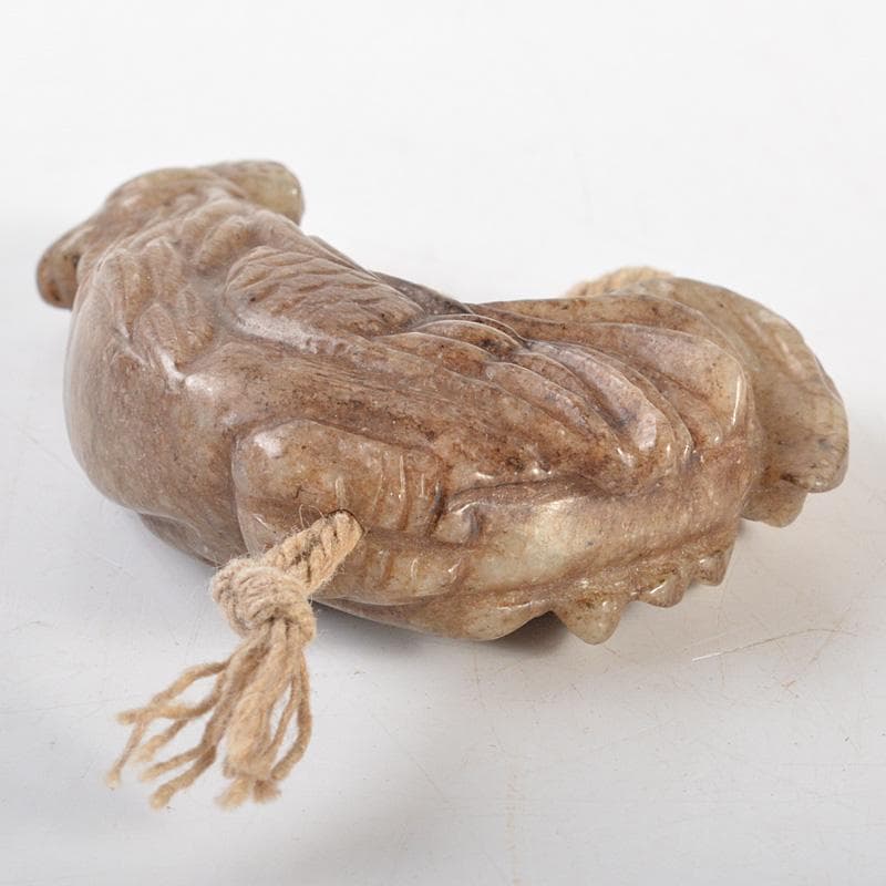 中国 玉石寿山石彫刻 鶏 根付 玉器 C 7209E - メルカリ