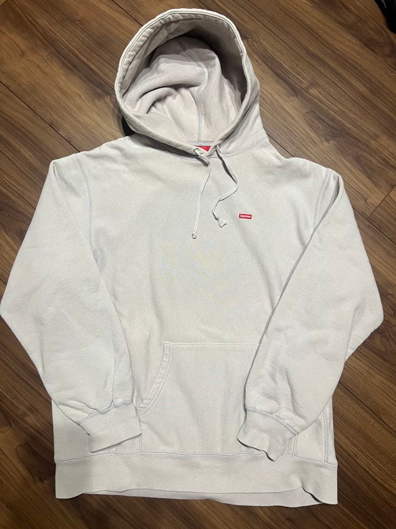 【Lサイズ】supremeスモールボックスロゴsmall box グレージュ