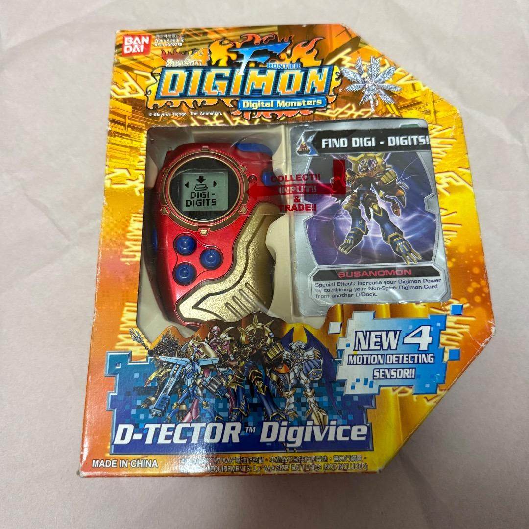 海外版　デジモン　デジヴァイス Digivice D-Tector Ver4 RARE Digimon Digivice D-Tector V4 Blue Box Original Ver.4 BOXED