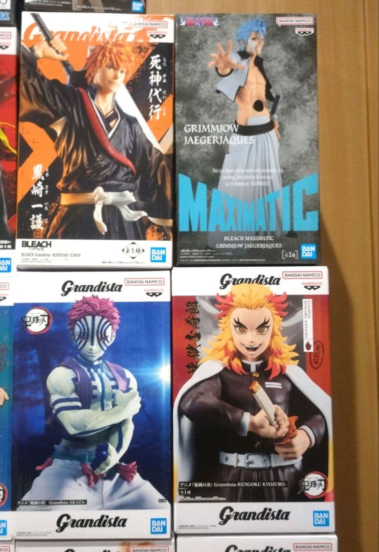 匿名配送】ジャンプ系 プライズフィギュア まとめ売り Grandistaメイン