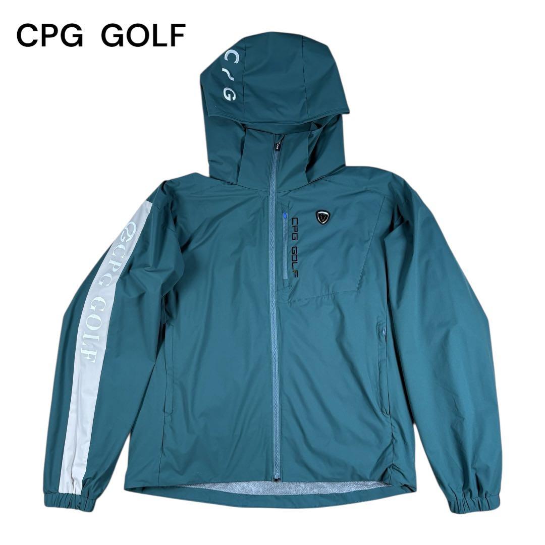 極美品 CPG GOLF シーピージーゴルフウィンドジャケット ブルゾン 秋冬 セール・アウトレット】ストレッチ ウインドジャケット(アウター
