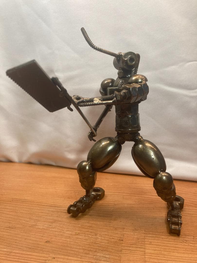 鉄のオブジェ 海外製 アート 人形 (2)