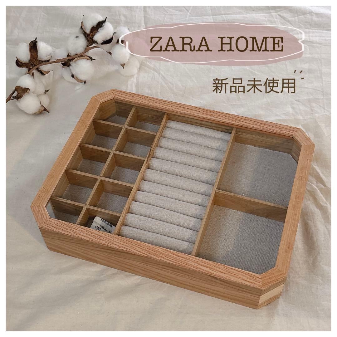 新品 ꕤ ZARA ウッドジュエリーボックス アクセサリーケース