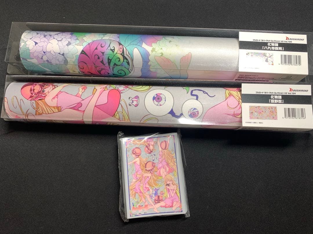 化物語　忍野忍　八九寺真宵　ラバーマット　プレイマット