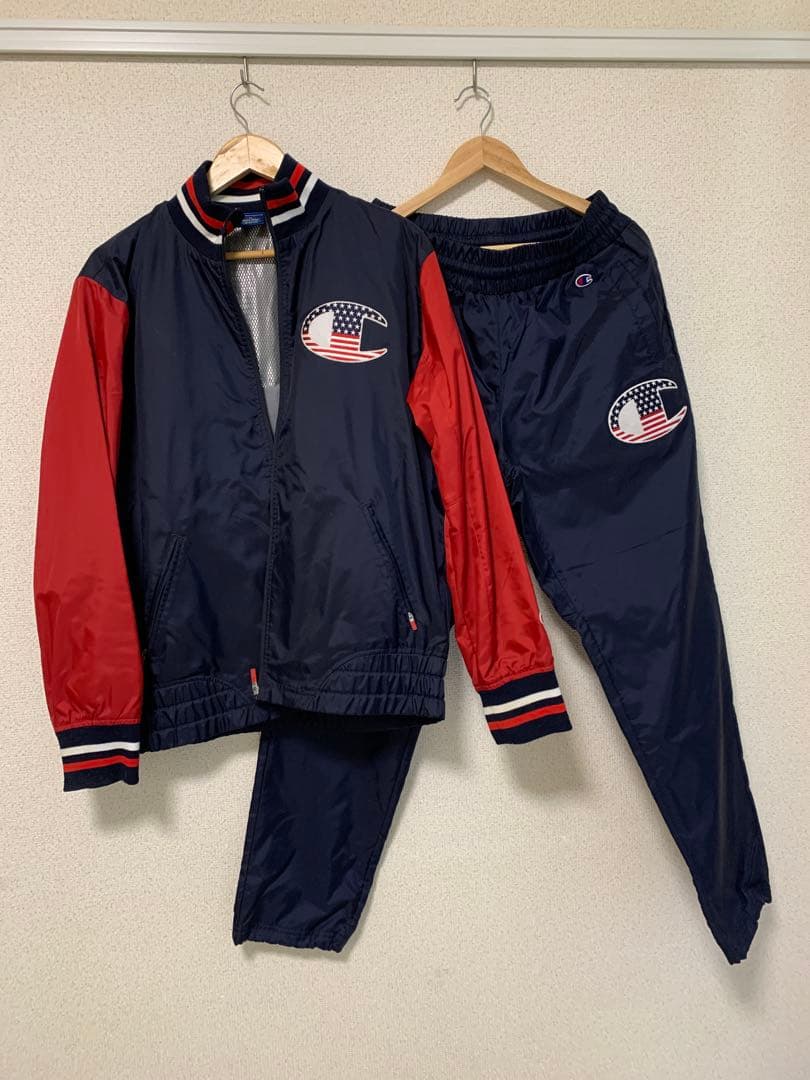 Champion チャンピオン　ナイロンジャケット・パンツ　２着セット