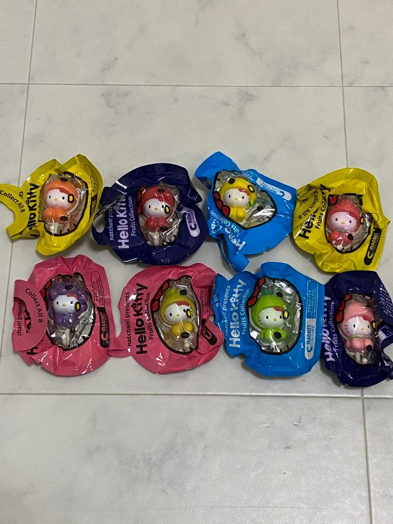 キティ　フルーツコレクション　マグネット　8種類　コンプリート キティ フルーツコレクション マグネット 8種類 コンプリート キティ