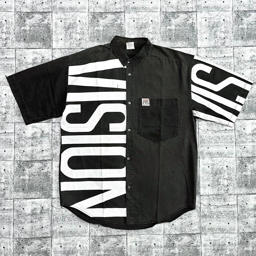 80s VISION STREET WEAR マルチシャツ USA製TM表記 ヴィジョン ストリート ウェア VISION STREET WEAR ©1987 80s 80's