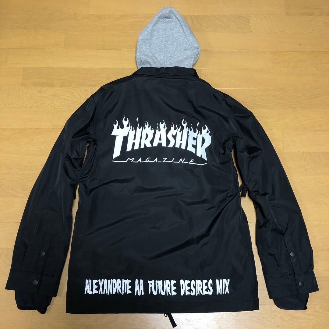 AA スラッシャー コラボ　コーチジャケット　ブラック　Sサイズ　ブラック