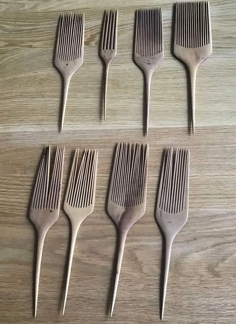 柘植　櫛　日本髪　レトロ 日本髪 櫛セット 柘植櫛 和装 昭和レトロ - メルカリ