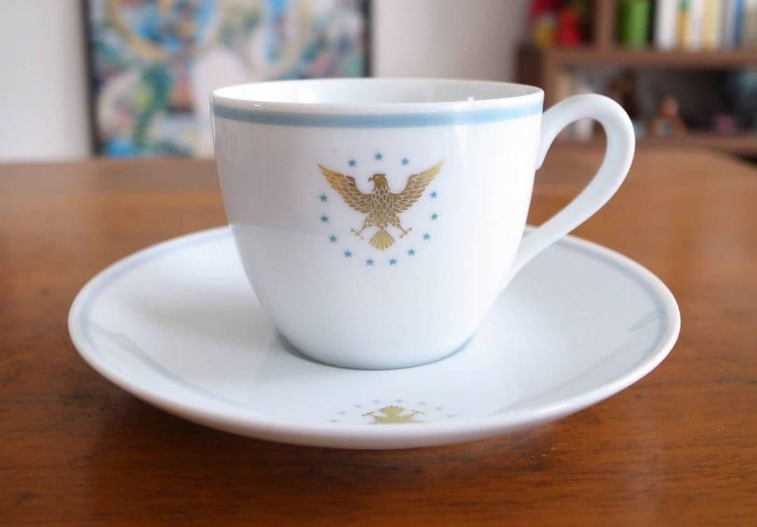 PAN AM パンナム 1960年代 ファーストクラス デミタスカップ ノリタケ Noritake - PAN AM パンナム 1960年代 ファーストクラス デミタス