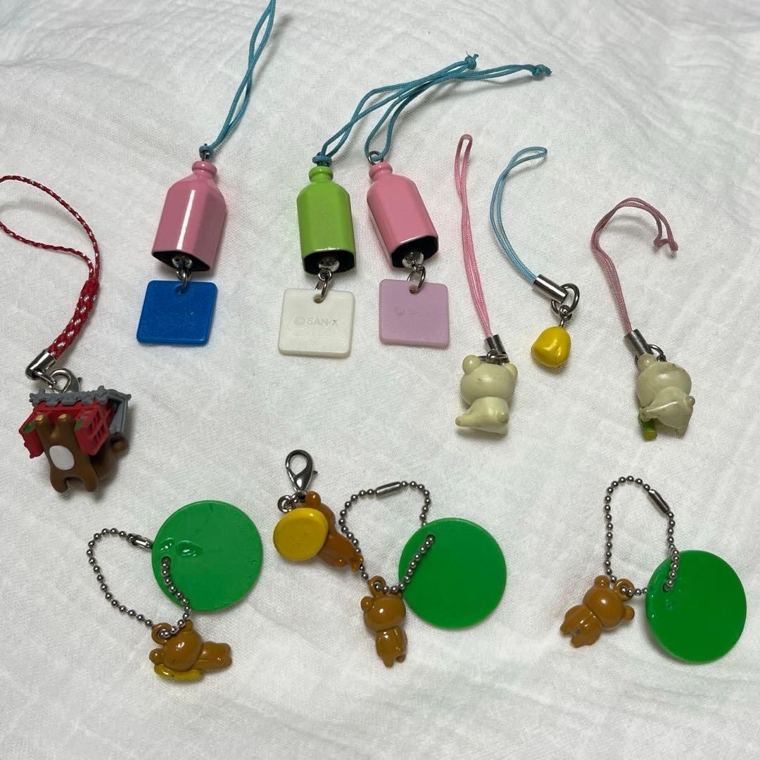 リラックマ 11点 まとめ売り キーホルダー ストラップ レトロ 当時物