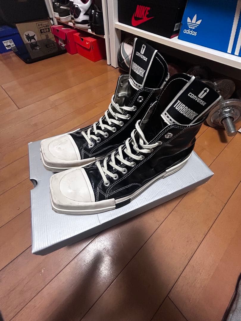 DRKSHDW Rick OwensコンバースTURBODRK HI CT70