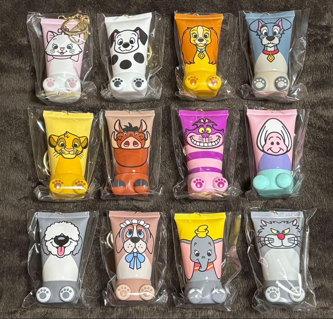 ディズニー シークレット おすわりハンドクリーム 12種 コンプリートセット