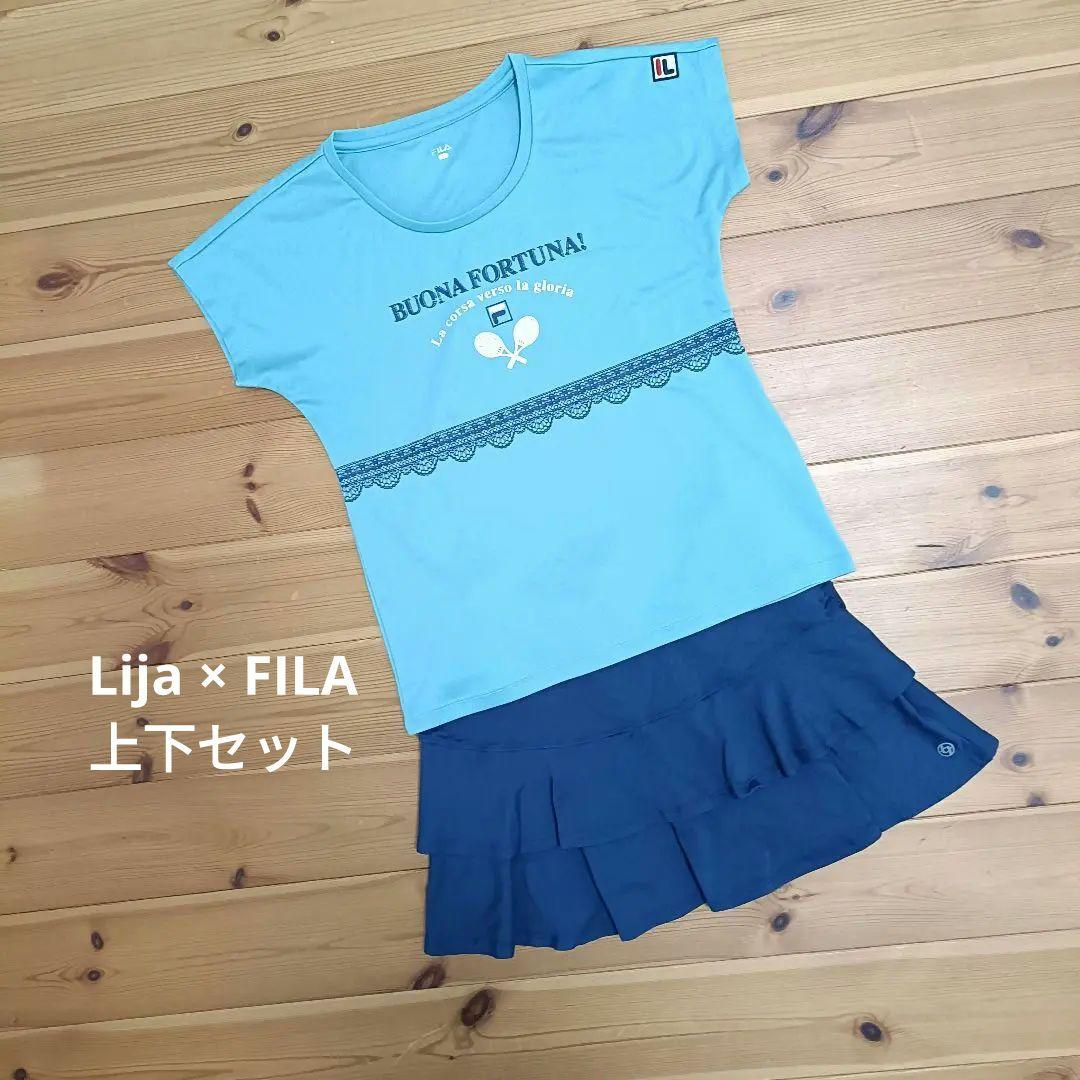 ☆lijaスコート×FILAシャツ☆上下セット 楽天市場】【全品10％OFFクーポン】フィラ FILA テニスウェア