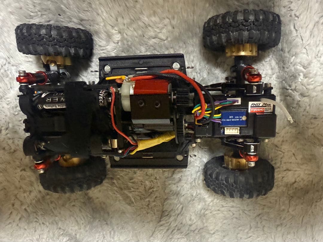 ミニッツ 京商mini-z 4×4 シャーシ&プロポ ルビコンボディジャンク品