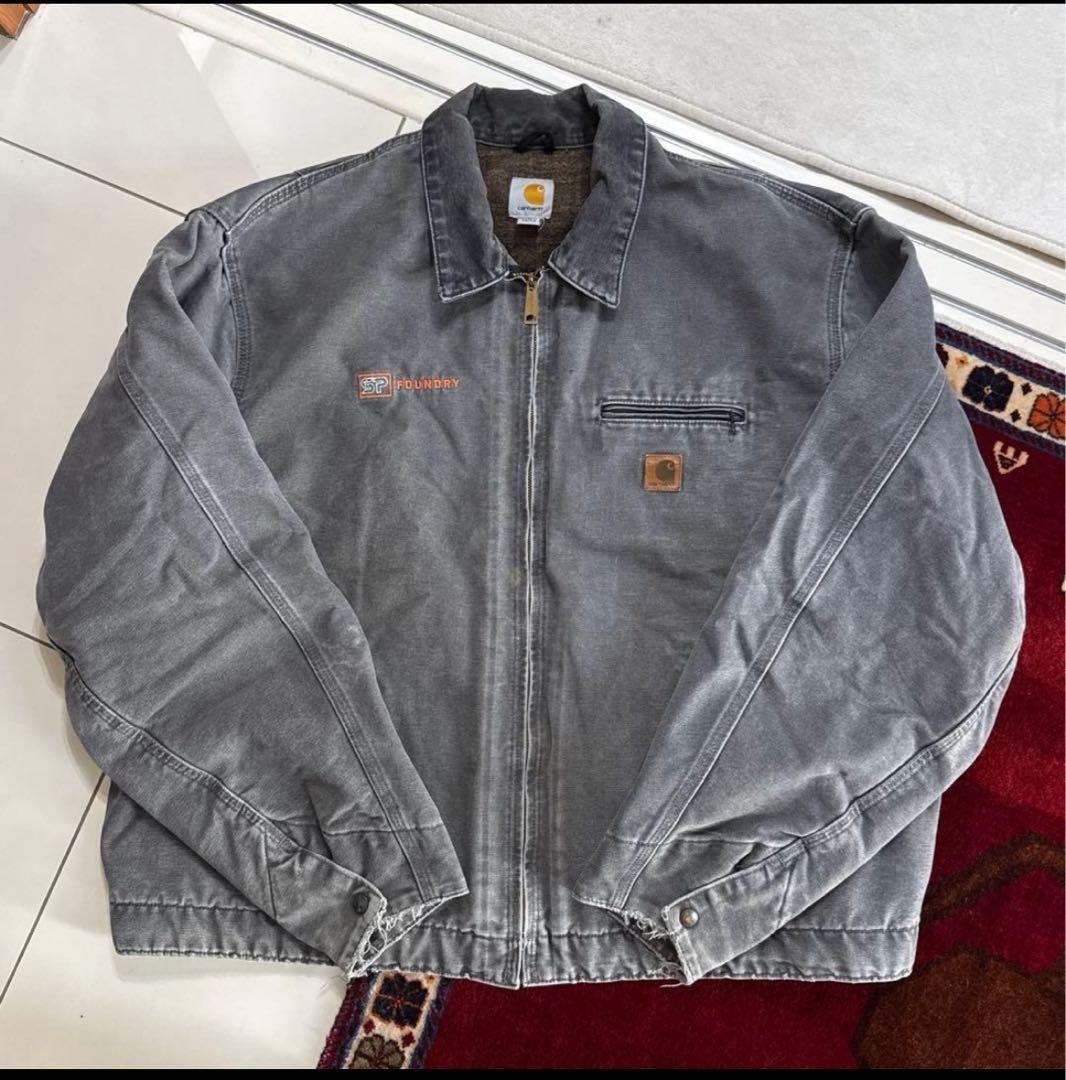 Carhartt デトロイトジャケット 企業ロゴ 3XL J97