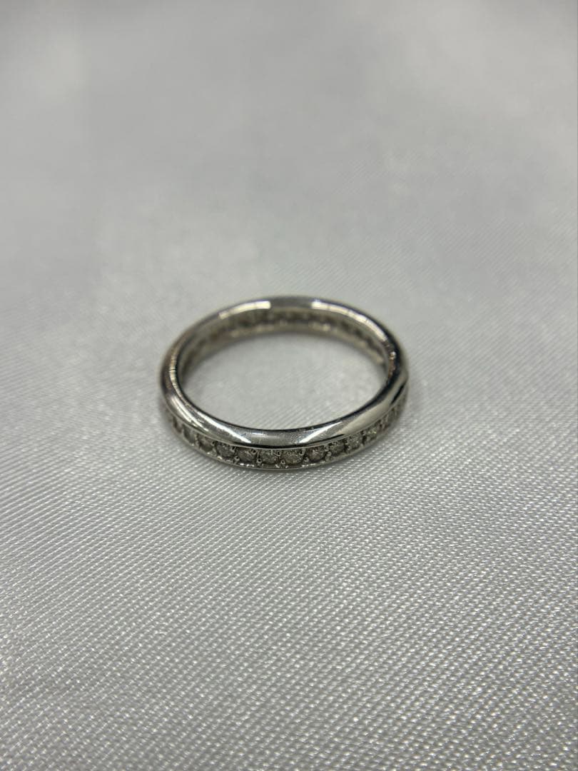 36:プラチナダイヤモンドフルエタニティリング トータル0.5ct サイズ11号