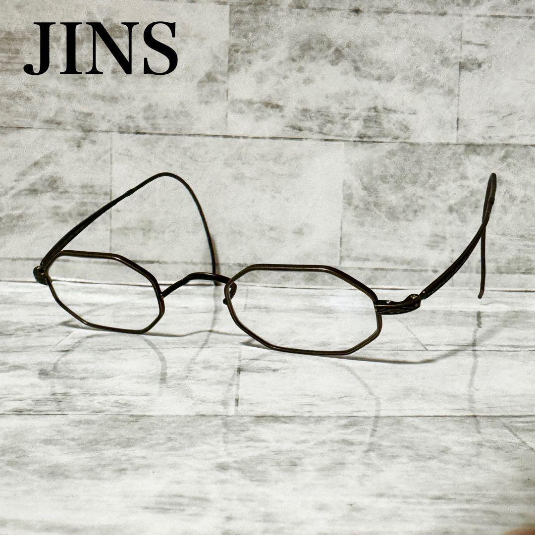 JINS CLASSIC 20's JINS×TIMEメタルフレーム　オクタゴン