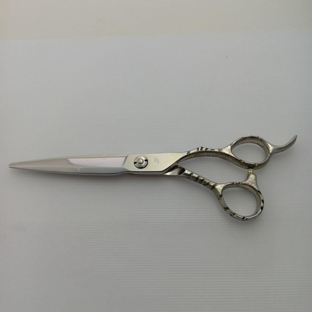 両剣刃　コバルト合金　 ６インチ　彫刻ハンドル JP日本製シザー