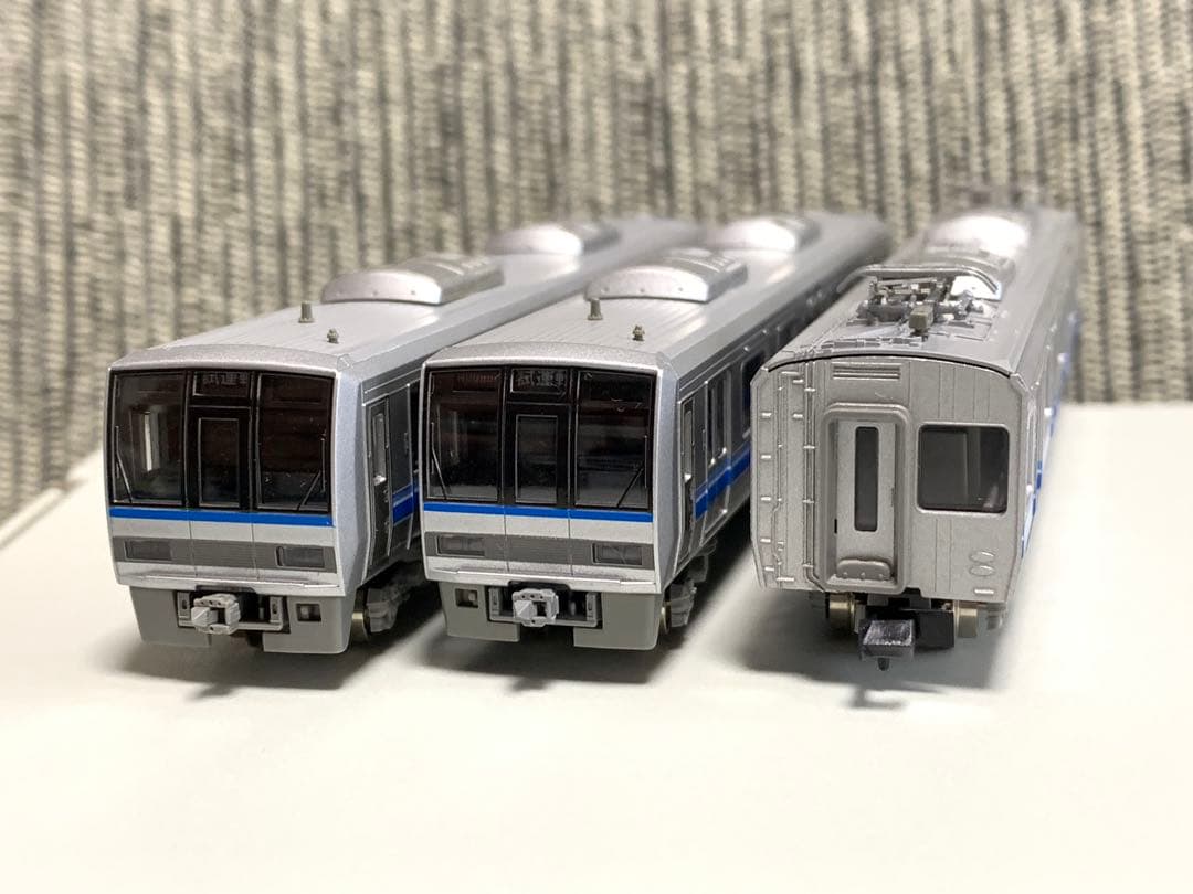 TOMIX 207系　旧塗装　量産先行車C1 F1編成風　7両　92058 Yahoo!オークション - JR西日本 207系 量産先行車 F1編成タイプモデル