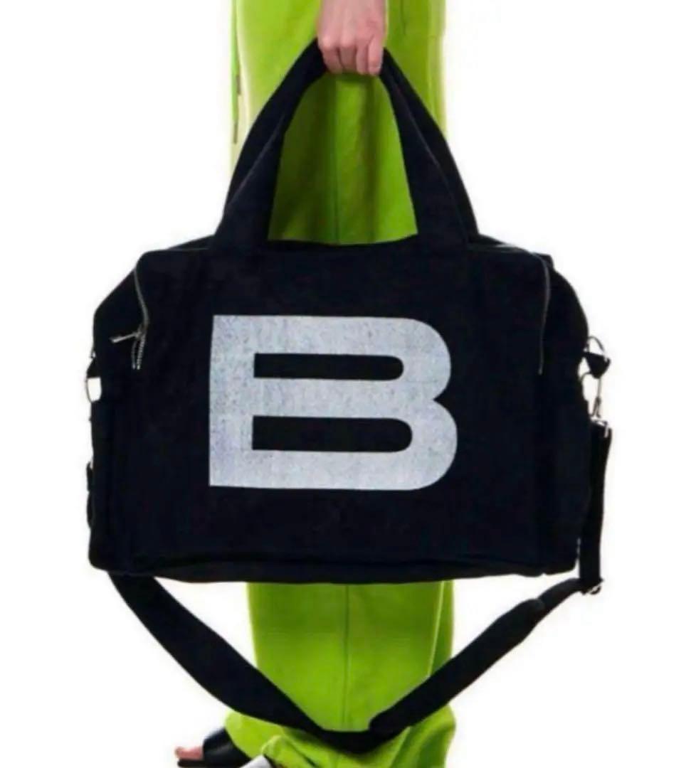 バッグ BEEDEN BIG B LOGO BAG black