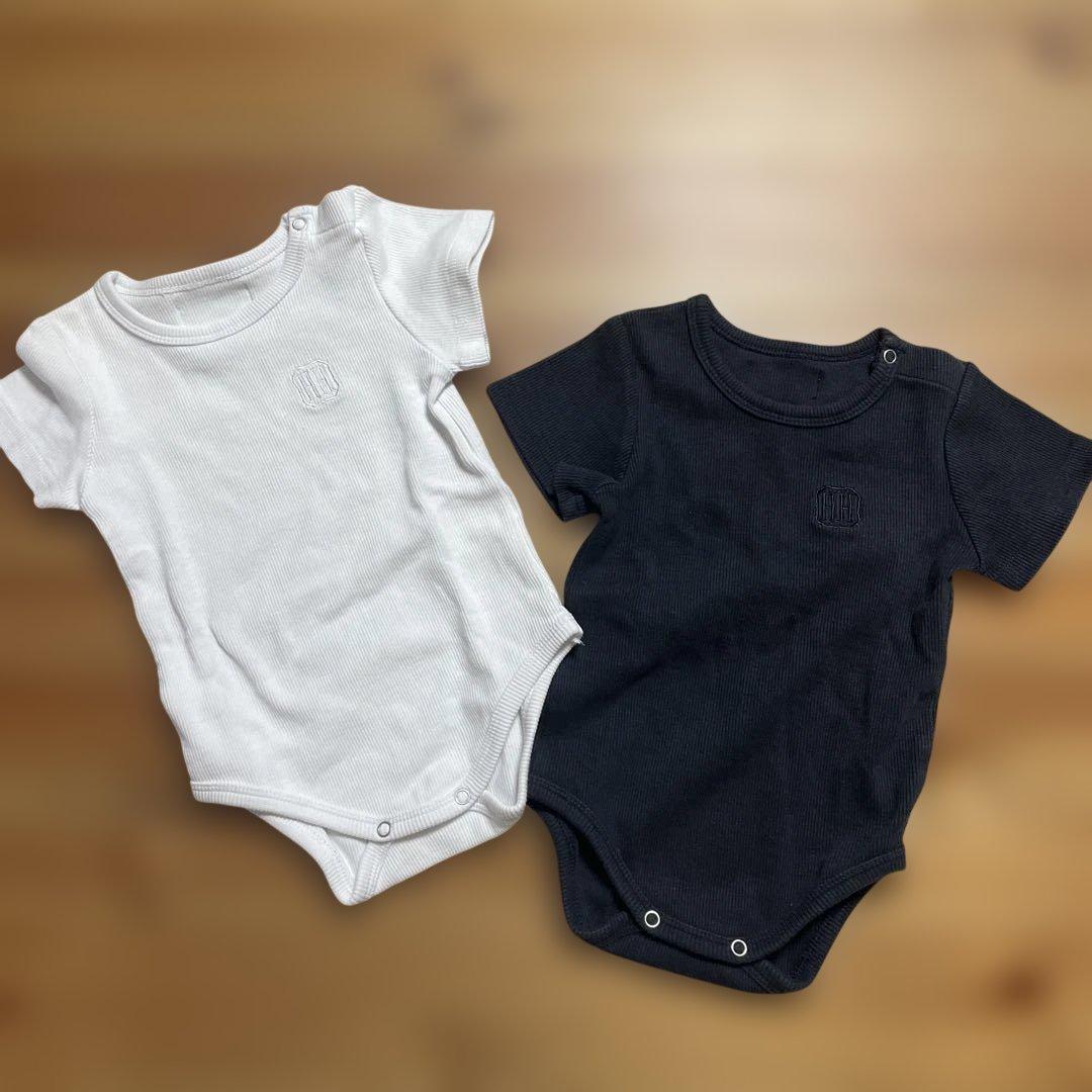 House on the hill Bodysuit 白/紺 2着セット