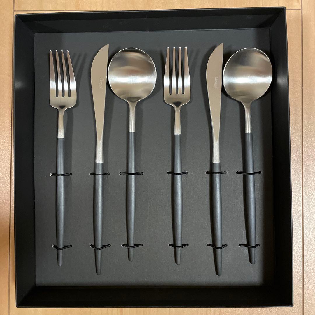 【新品未使用品】Cutipol カトラリーセット　ブラック