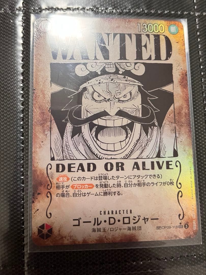 ゴール・D・ロジャー SEC SP 手配書