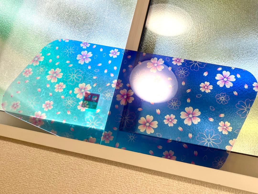 ✨三菱フソウ✨スーパーグレート✨安全窓✨両面桜柄✨スケルトン✨