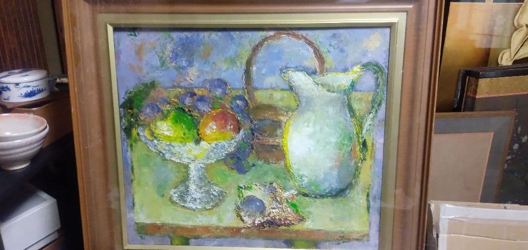 森知子の10号直筆油絵です