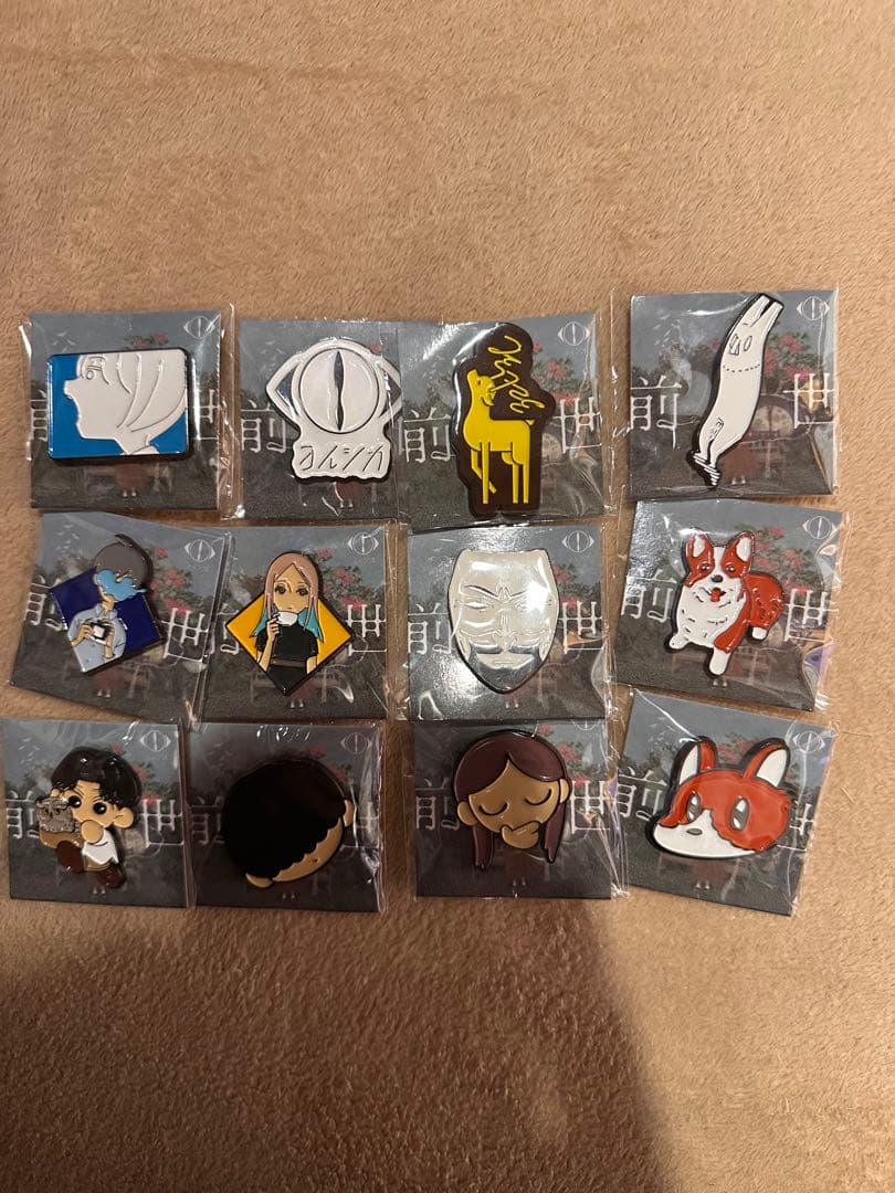 ヨルシカ　LIVE前世2024 ピンバッジ　コンプリート【未開封】　全種セット