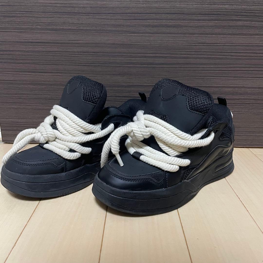 ‼️最安値‼️【✨超人気✨】ZARA スケート　ロープ　スニーカーシューズ