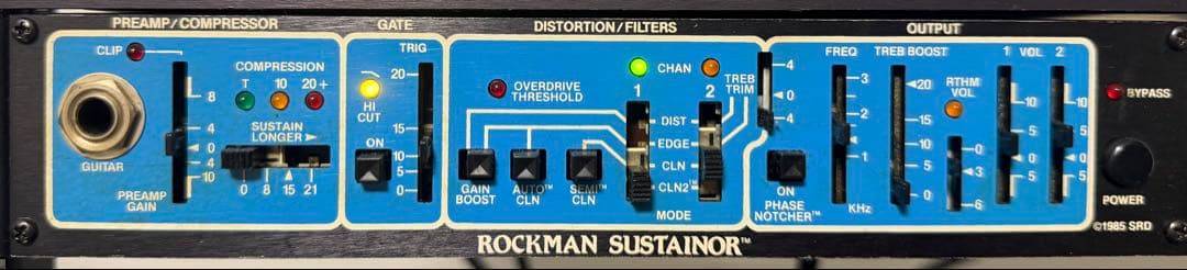 ROCKMAN SUSTAINOR プリアンプ 120V仕様 Tak松本 B'z