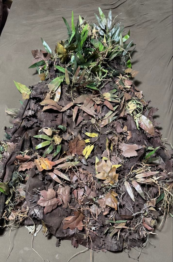 ハンドメイドギリースーツ　秋冬笹薮用　フリーサイズ　フリーサイズ