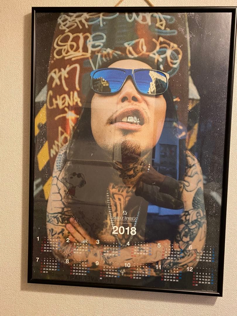 Grillz Jewelz 2018年度カレンダー　ポスター D.O