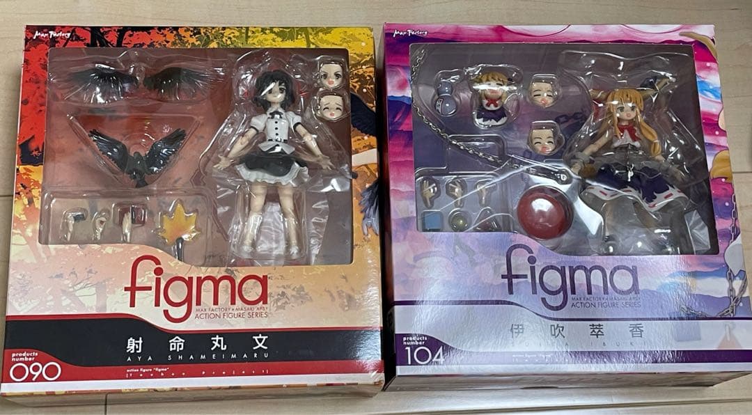 【未開封】figma 射命丸文 & 伊吹萃香 セット 東方project