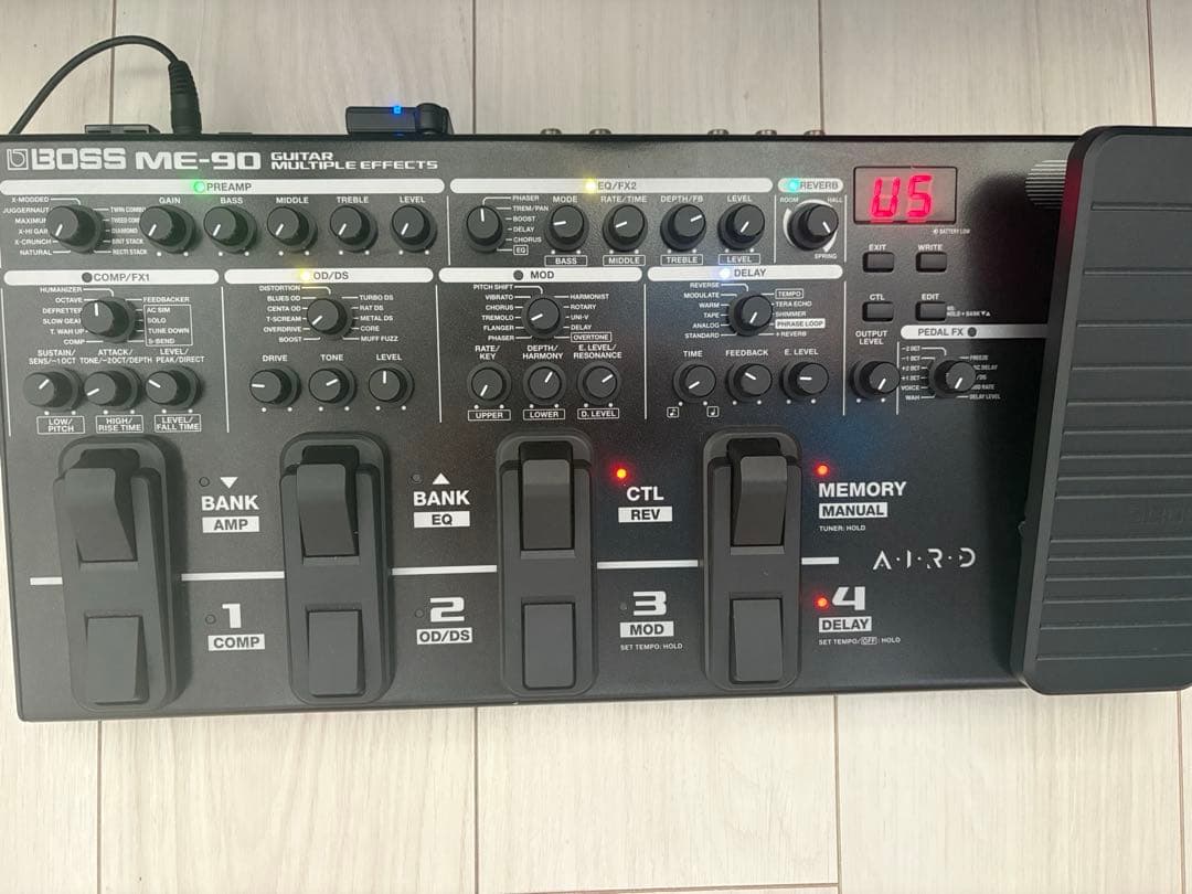 別売のac&bt付】BOSS ME-90 マルチエフェクター