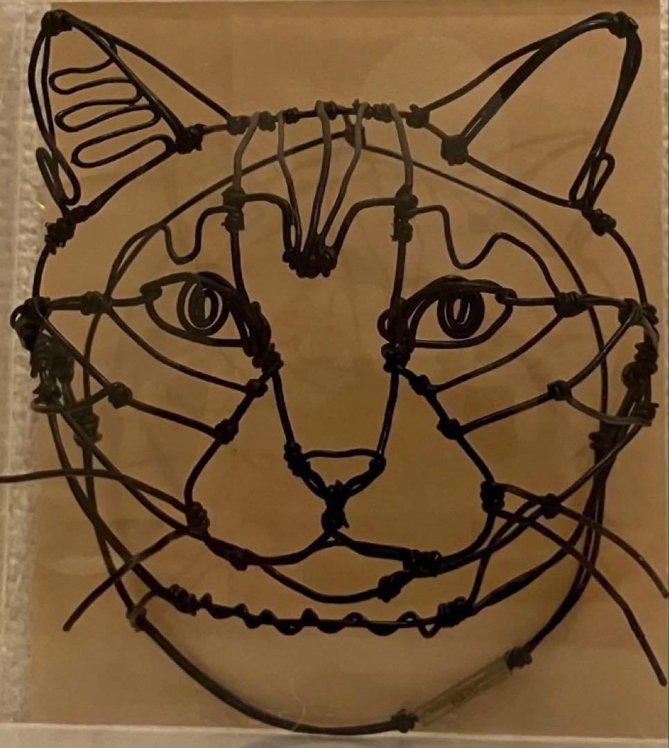 HAyU ハユ　ワイヤーアート　ネコ