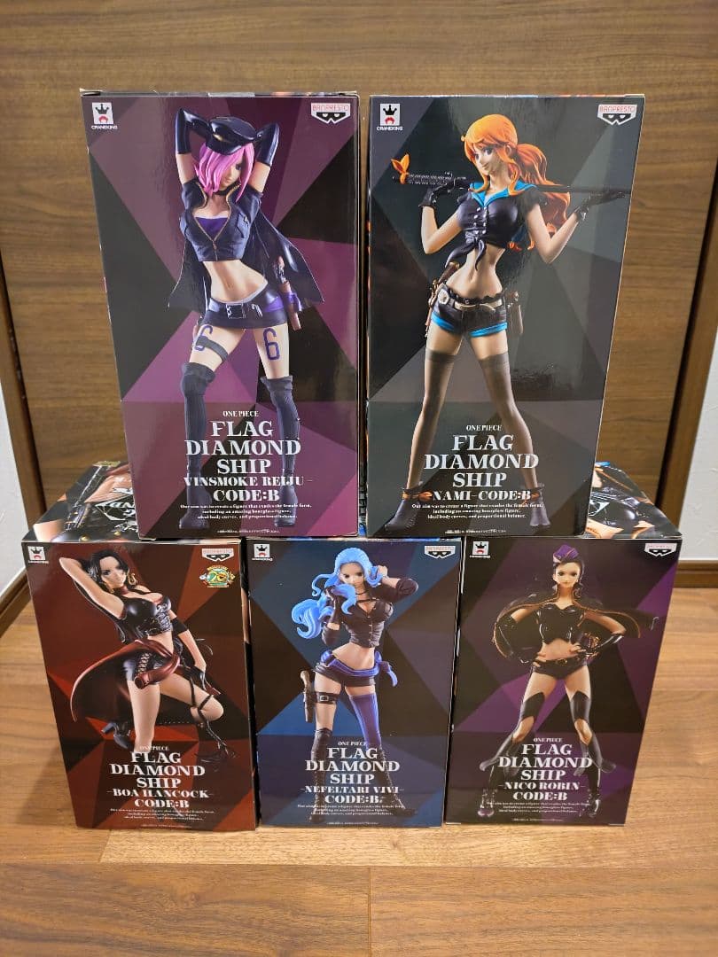 FLAG DIAMOND SHIP フィギュア 5体セット