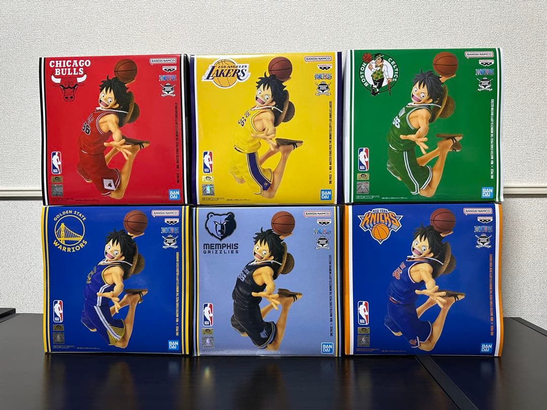 NBA ルフィ ワンピースベースショップ 6体セット