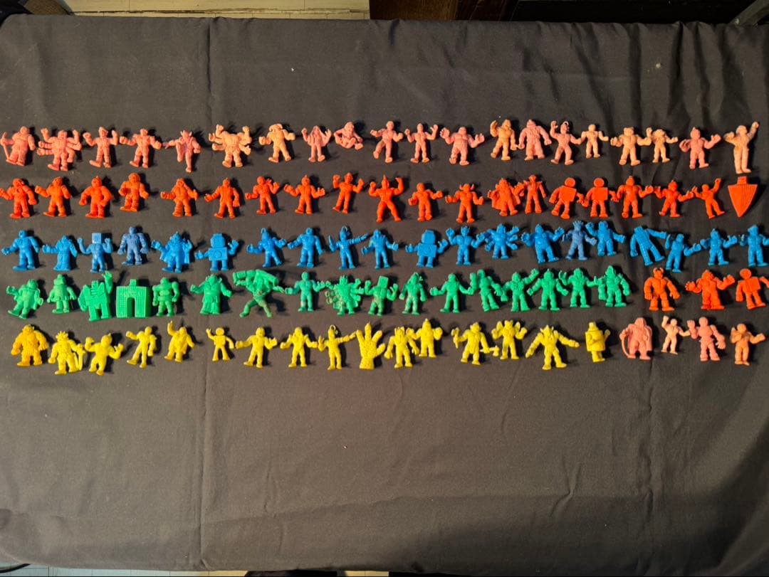 キン肉マン　キン消し　消しゴム　100体　当時物　まとめ売り　フィギュア